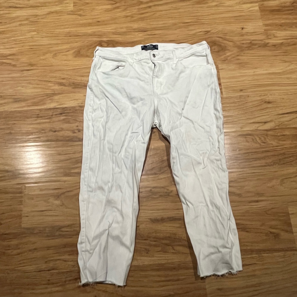 Hollister White Vintage High Rise Jean Pants